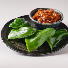 パリパリ肉味噌ピーマン