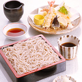 料理メニュー写真 天ぷらせいろそば（うどん）　松　