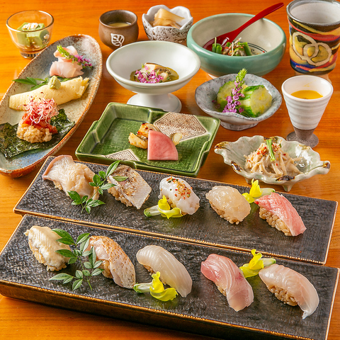 新宿御苑で津本式の熟成鮨と新しい技法を取り入れた「新」江戸前寿司をご堪能！