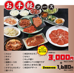 焼肉 ホルモン しょう吉のコース写真