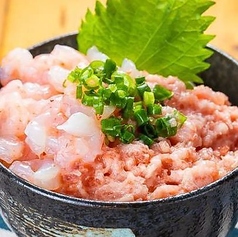 甘えびとねぎとろ丼