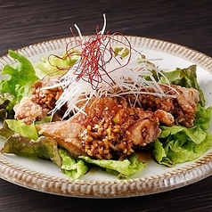 鶏の唐揚げ油淋鶏ソース