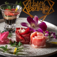記念日肉プレート