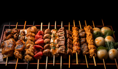 おまかせ10種盛り / Chef’s Choice: 10 Skewer Assortment