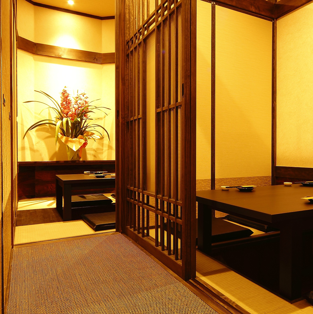 2名様～最大90名様まで掘りごたつ個室有！