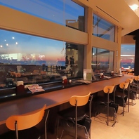 新潟の夜景を堪能できるディナータイム★