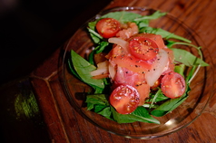 生ハとムトマトのマリネ