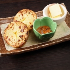 じゃが芋バター　～烏賊の塩辛添え～