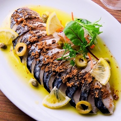 炙り 〆鯖のカルパッチョ