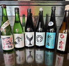 お料理に合う様々な日本酒もご用意!限定や特別入荷も!