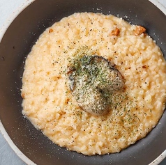 牡蠣とウニクリームのリゾット