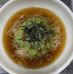 結 特製スープ 牛タン葱塩冷麺