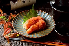 燻製辛子明太子炙り