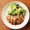料理メニュー写真&nbsp;鶏モモ肉のグリル（ニンニクソース）