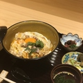 料理メニュー写真&nbsp;親子丼(味噌汁、小鉢)