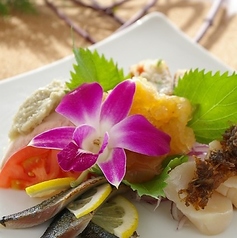 季節の前菜四種盛り合わせ