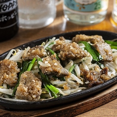 鉄板「レバニラ」 定食