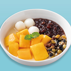 マンゴーと小豆の豆花(トウファ)