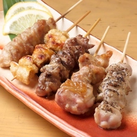 朝引き鶏を使用した焼き鳥など◎