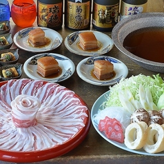 金アグーしゃぶしゃぶ特選コース全4品6000円(税込)の写真