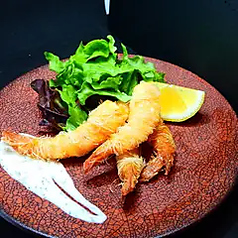 パリパリ香る 海老のカダイフ包み揚げ