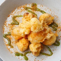 コウイカとマッシュルームのフリット