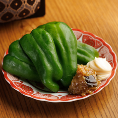 パリパリピーマン 金山寺味噌