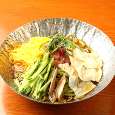九条ねぎピザ~九条ねぎソース使用~|京風冷やし中華|京の漬物と和牛肉巻きおにぎり