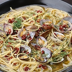 あさりとにんにく唐辛子