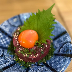 極上　ヒレ肉のユッケ