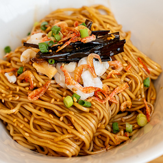 名物汁なしネギ油混ぜ麺