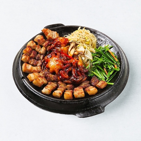名物！13mmの極厚サムギョプサルとエビチーズフォンデュをぜひご賞味ください♪