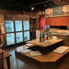 コの字の掘りごたつカウンター