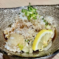 ウルテ湯引きポン酢