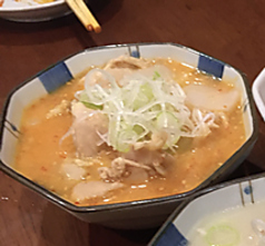 自家製特製辛味噌仕立ての【特製辛味噌煮込み】