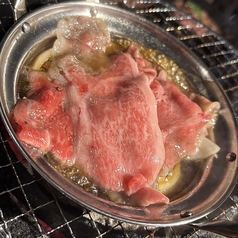 A5黒毛和牛すき焼き鍋（生卵付き）