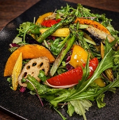 彩り全１０種の焼き野菜サラダ
