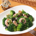 料理メニュー写真&nbsp;海老とブロッコリーのガーリック炒め
