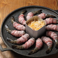 料理メニュー写真 エビチーズサムギョプサルセット