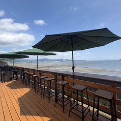 開放感抜群のテラス席です！