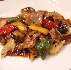 牛肉のXO醤炒め