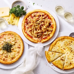 たらもピザ/ゴルゴンゾーラピザ(はちみつ添え)