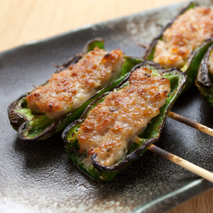 ピーマンの肉詰め(しお・たれ)