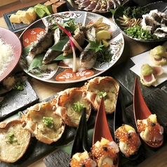 柳橋市場の藁焼きの店 魚柳 うおやなぎ 名古屋駅店のコース写真