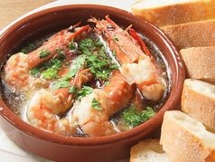 エビのアヒージョ