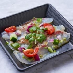 本日の鮮魚のカルパッチョ