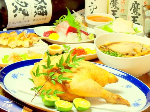 名古屋コーチン、豚肉、築地から送られる鮮魚、大事な記念日、ご接待に。