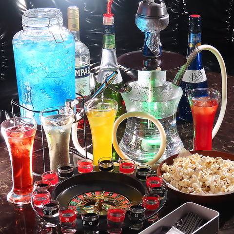 【ドリンク130種】ダーツやカラオケ完備！二次会ならおまかせ◆個室有◆貸切◎喫煙◎