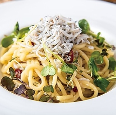 シラスのペペロンチーノ