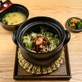 料理メニュー写真&nbsp;島タコとアーサの土鍋ご飯